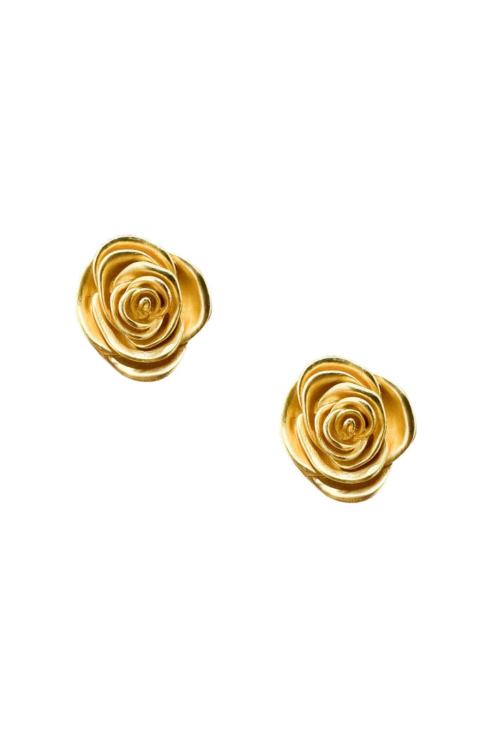 Alamour The Label Earrings Rosamund Gold Flower Earrings Rosamund Gold Flower Earrings | Afterpay | Klarna | Zip Pay