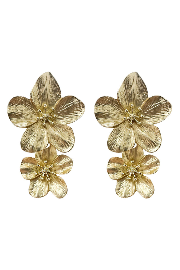Alamour The Label Earrings Shyla Gold Multi Flower Earrings Shyla Gold Multi Flower Earrings | Afterpay | Klarna | Zip Pay
