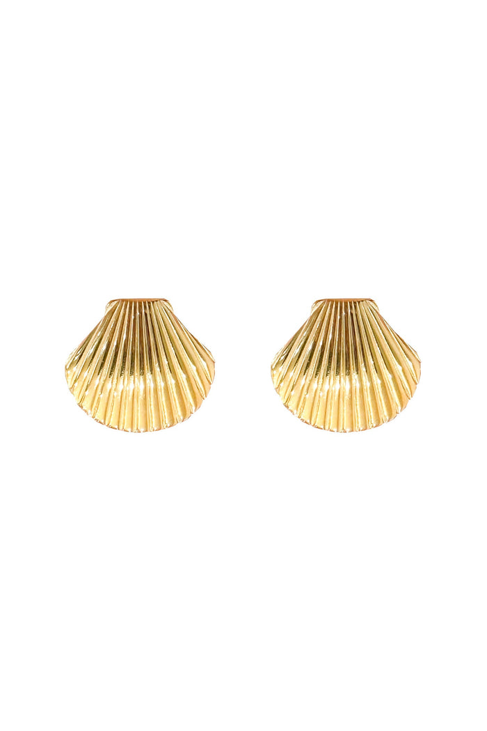 Alamour The Label Earrings Maurita Gold Shell Earrings Maurita Gold Shell Earrings | Afterpay | Klarna | Zip Pay