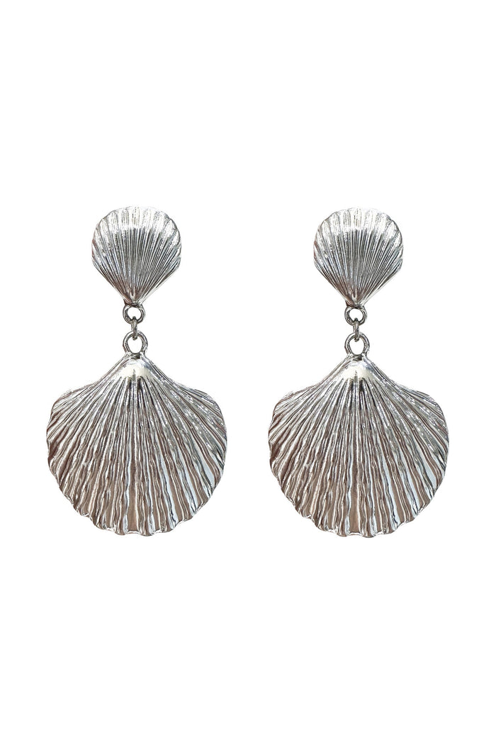 Alamour The Label Earrings Vittoria Silver Shell Earrings Vittoria Silver Shell Earrings | Afterpay | Klarna | Zip Pay