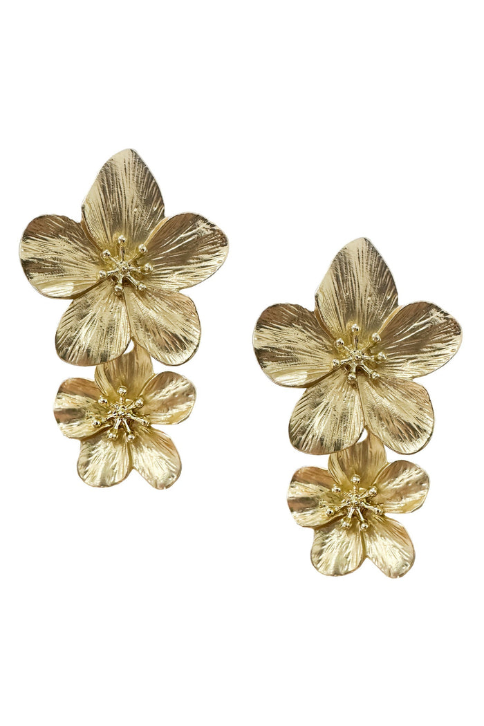 Alamour The Label Earrings Shyla Gold Multi Flower Earrings Shyla Gold Multi Flower Earrings | Afterpay | Klarna | Zip Pay
