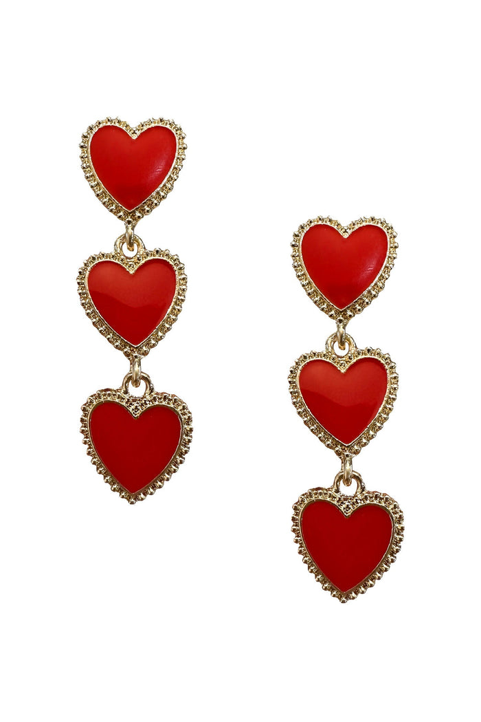 Alamour The Label Earrings Shirley Red Heart Earrings Shirley Red Heart Earrings | Afterpay | Klarna | Zip Pay