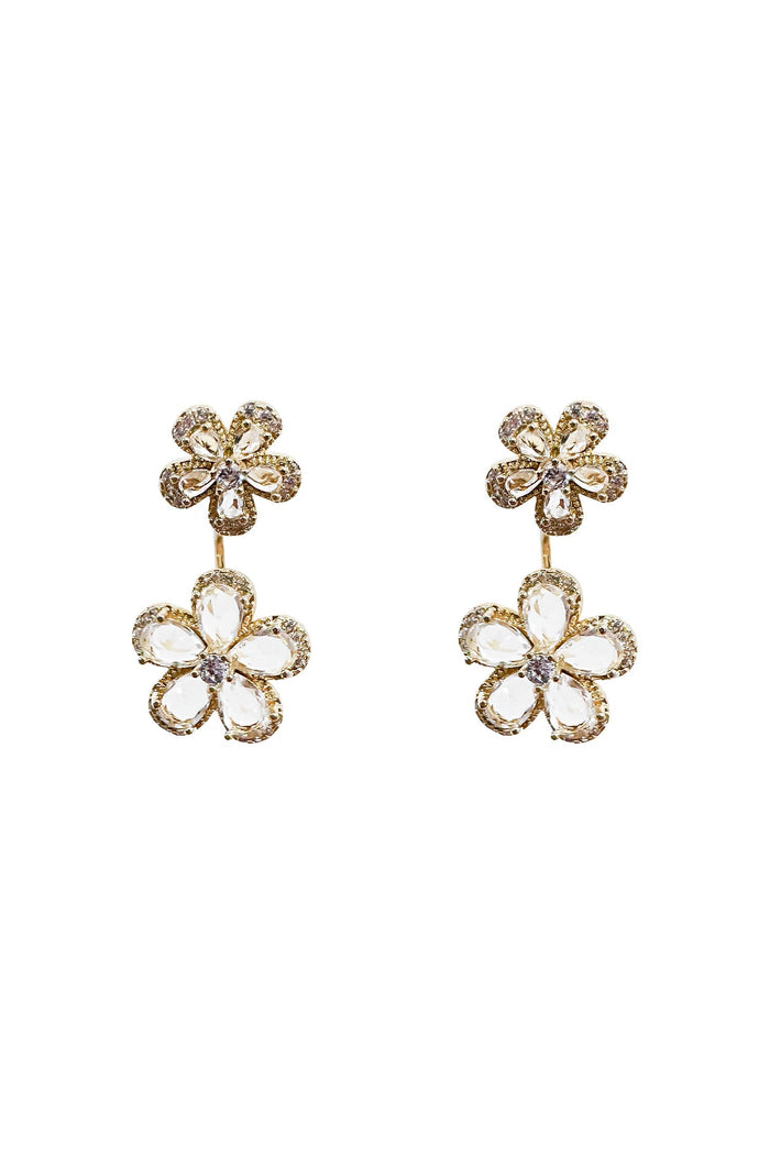 Alamour The Label Earrings Blina Gold Flower Earrings Blina Gold Flower Earrings | Afterpay | Klarna | Zip Pay
