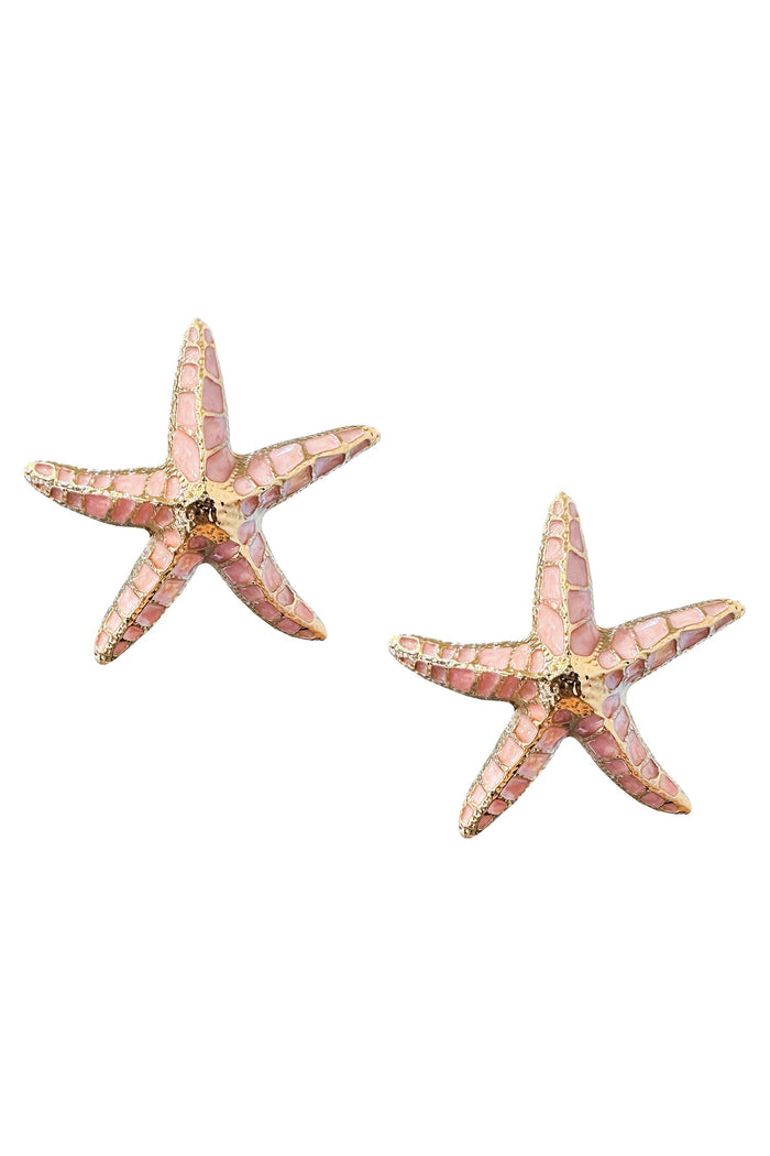 Alamour The Label Earrings Julianne Pink Starfish Earrings Julianne Pink Starfish Earrings | Afterpay | Klarna | Zip Pay