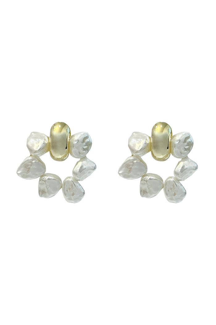 Alamour The Label Earrings Elsa Pearl Earrings Elsa Polished Pearl Earrings | Afterpay | Klarna | Zip Pay