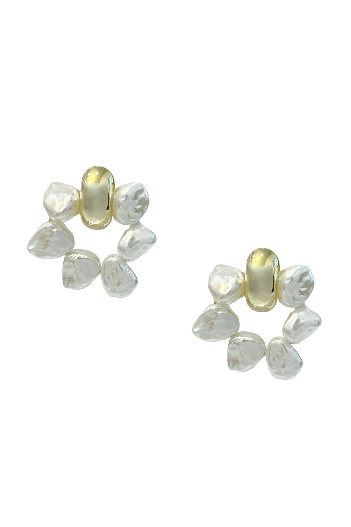 Alamour The Label Earrings Elsa Pearl Earrings Elsa Polished Pearl Earrings | Afterpay | Klarna | Zip Pay