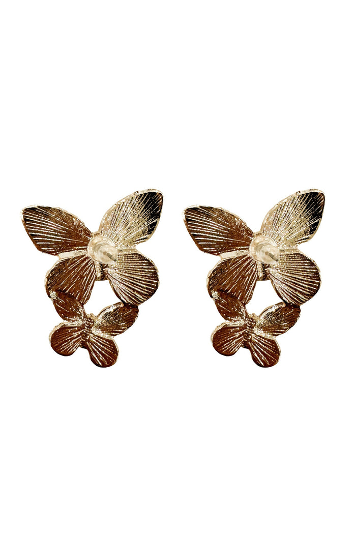 Alamour The Label Earrings Tciana Gold Butterfly Drop Earrings Tciana Gold Butterfly Drop Earrings | Afterpay | Klarna | Zip Pay