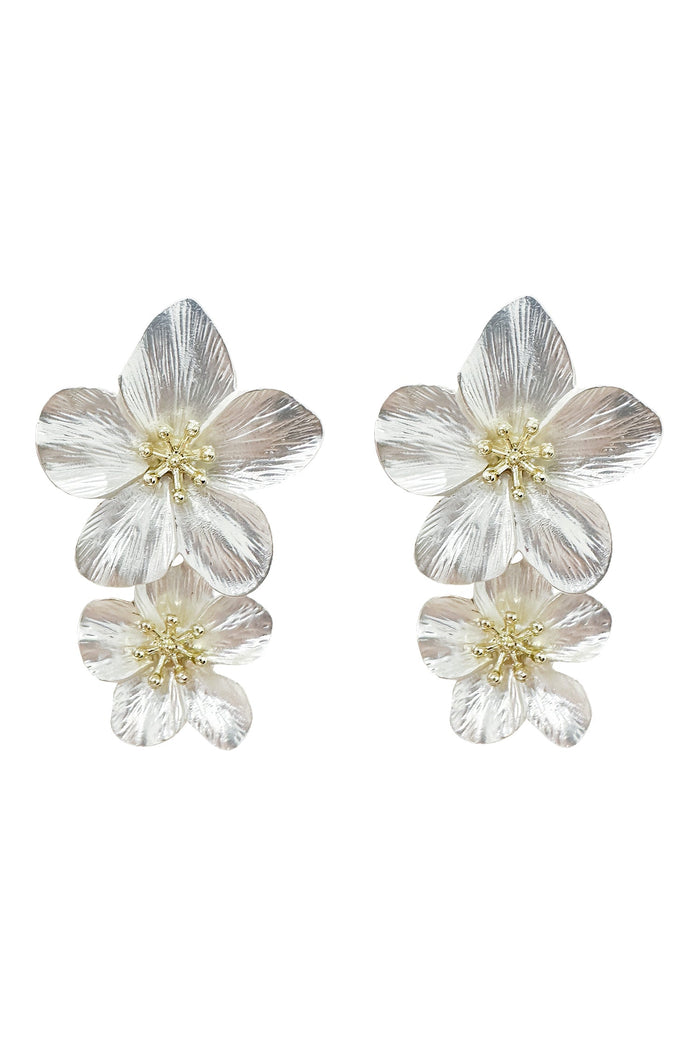 Alamour The Label Earrings Shyla White Multi Flower Earrings Shyla White Multi Flower Earrings | Afterpay | Laybuy | Klarna