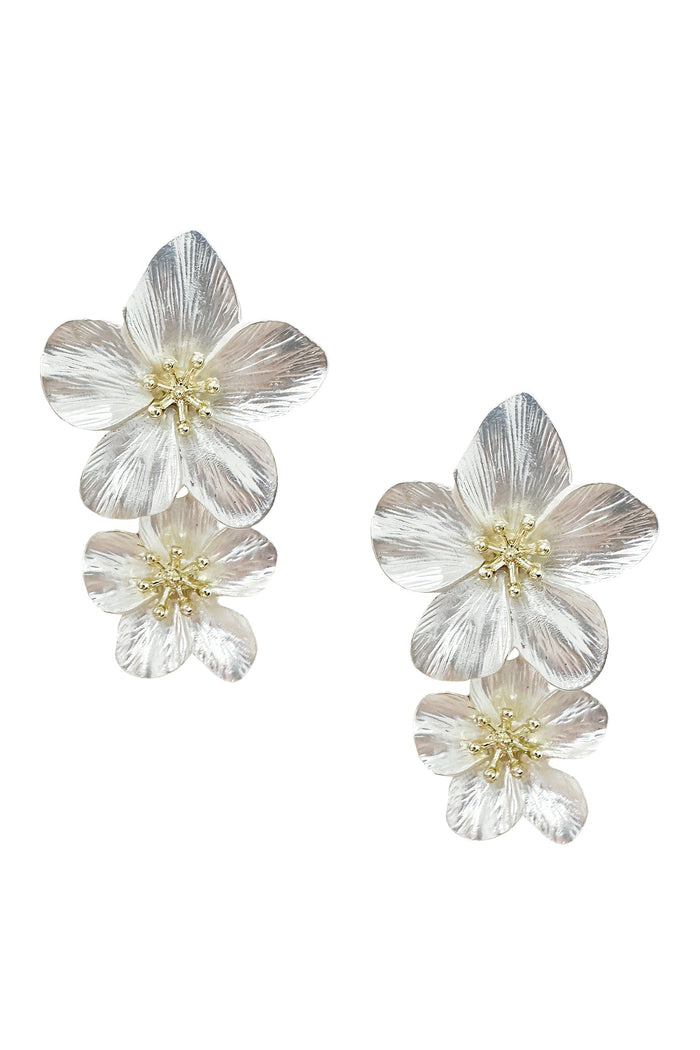 Alamour The Label Earrings Shyla White Multi Flower Earrings Shyla White Multi Flower Earrings | Afterpay | Laybuy | Klarna