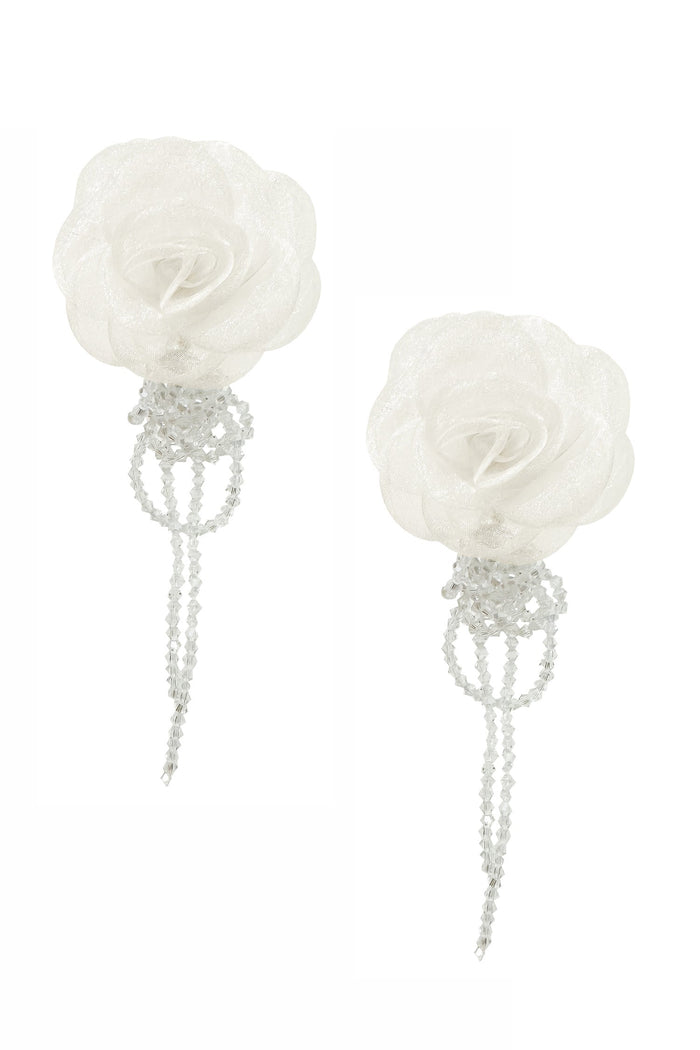 Alamour The Label Earrings Ciana Cream Flower Earrings Ciana White Flower Earrings | Afterpay | Laybuy | Klarna | Zippay
