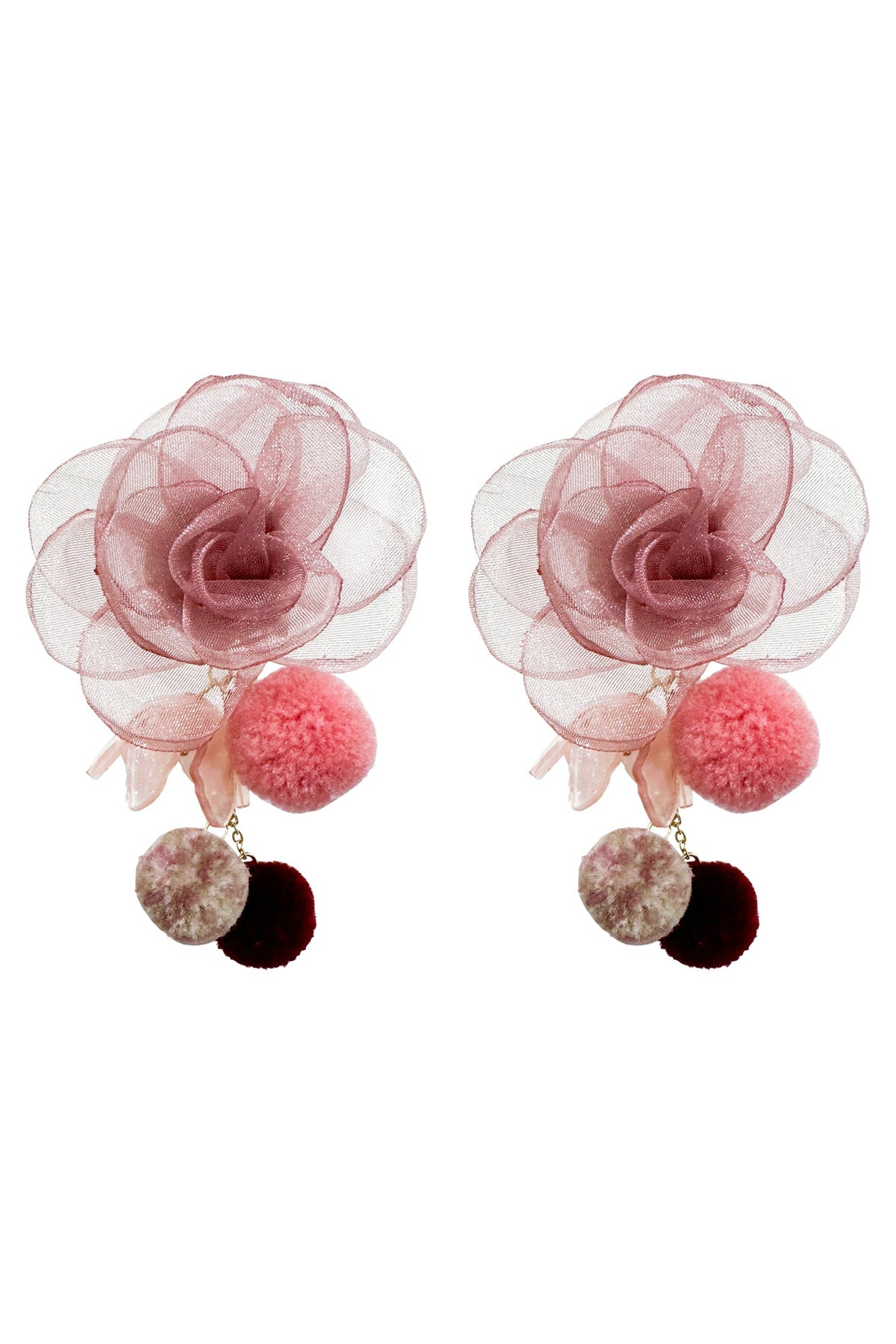 Phoebe Mauve Statement Earrings