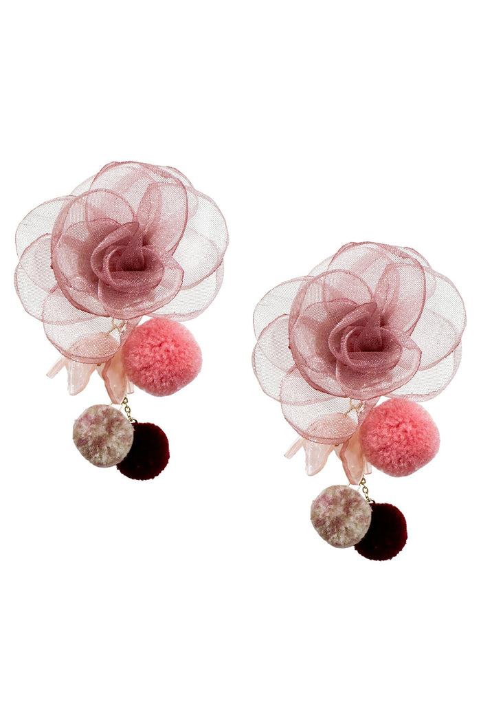 Alamour The Label Earrings Phoebe Mauve Statement Earrings Phoebe Pink Statement Earrings | Afterpay | Klarna | Zip Pay