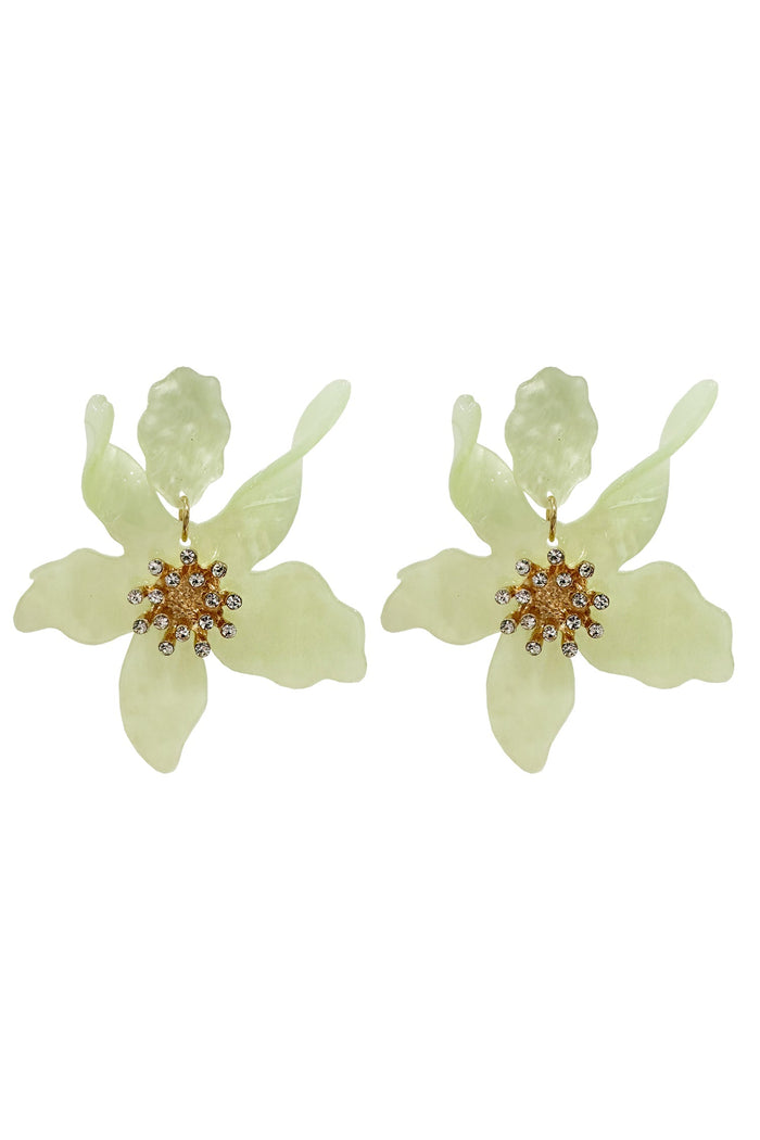 Alamour The Label Earrings Briella Lime Flower Earrings Briella Lime Flower Earrings | Afterpay | Klarna | Zip Pay