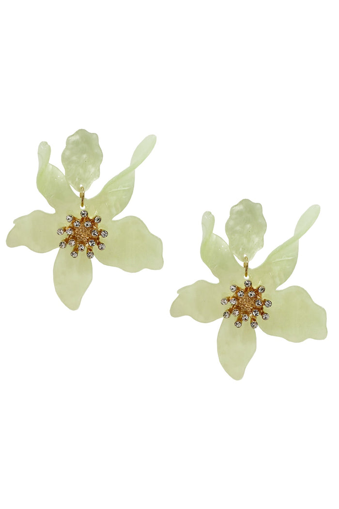 Alamour The Label Earrings Briella Lime Flower Earrings Briella Lime Flower Earrings | Afterpay | Klarna | Zip Pay