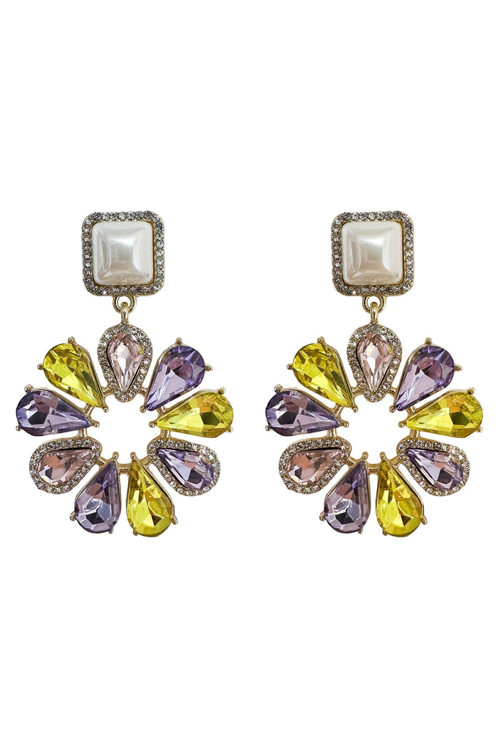 Alamour The Label Earrings Bella Multicoloured Earrings Bella Multicoloured Embellished Earrings | Afterpay | Laybuy