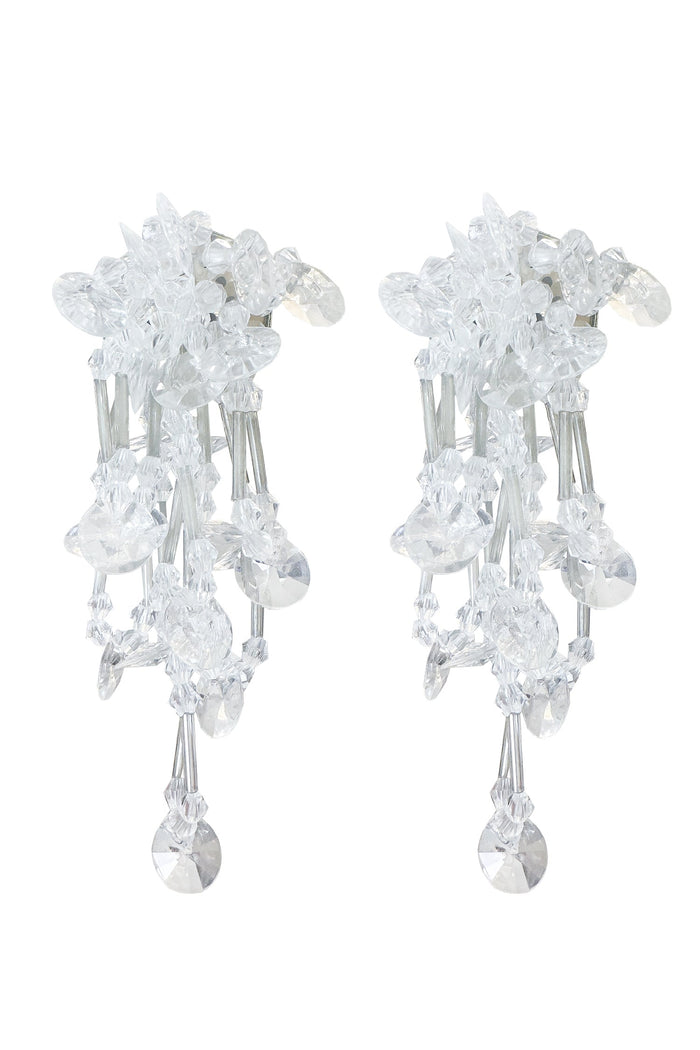Alamour The Label Earrings Helene White Flower Drop Earrings Helene White Flower Drop Earrings | Afterpay | Klarna | Zip Pay