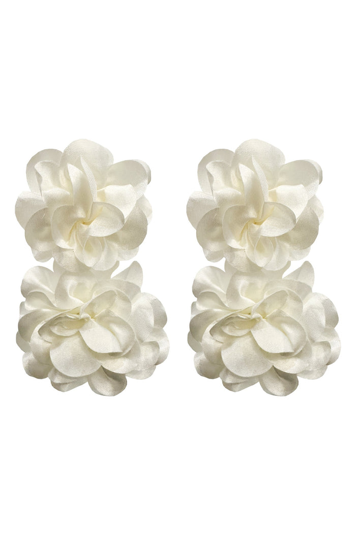 Alamour The Label Earrings Meghan Cream Flower Drop Earrings Meghan Cream Flower Drop Earrings | Afterpay | Klarna | Zip Pay