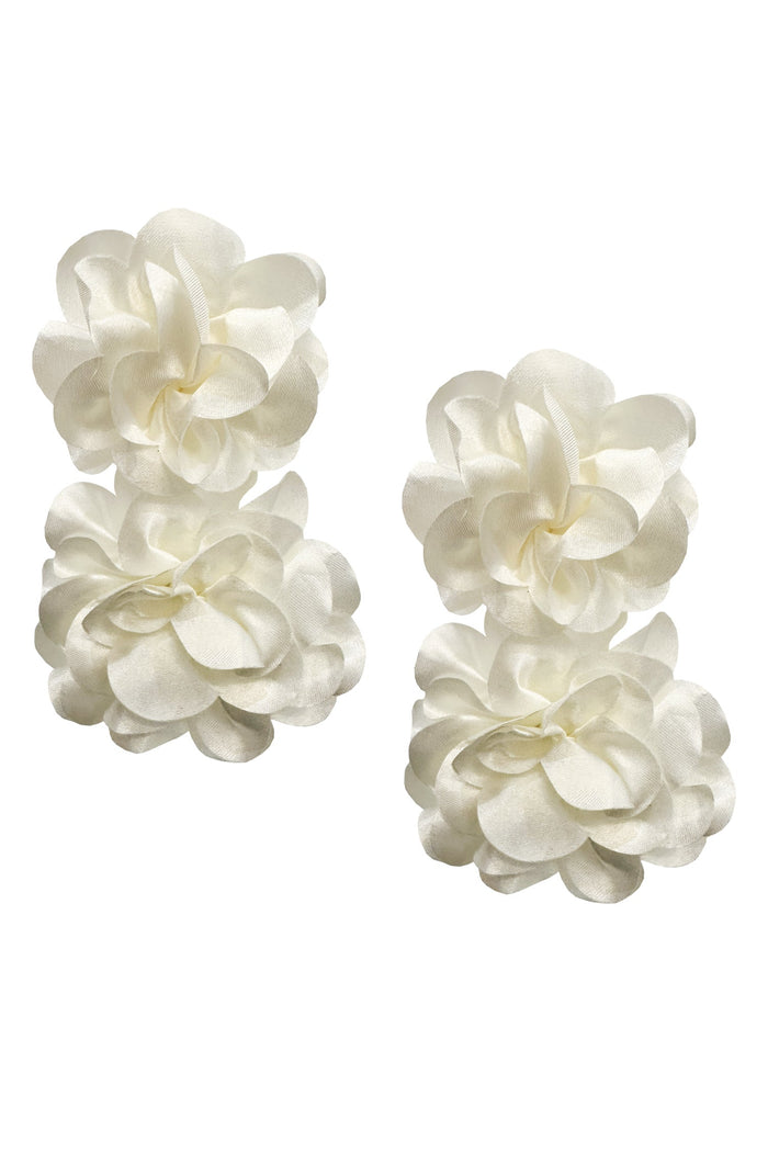 Alamour The Label Earrings Meghan Cream Flower Drop Earrings Meghan Cream Flower Drop Earrings | Afterpay | Klarna | Zip Pay