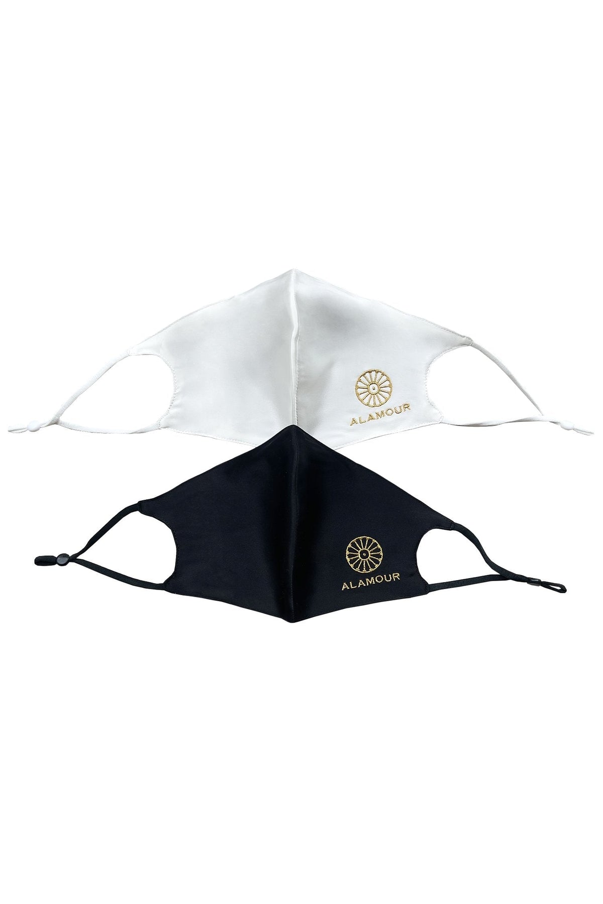 Silk Face Mask - White