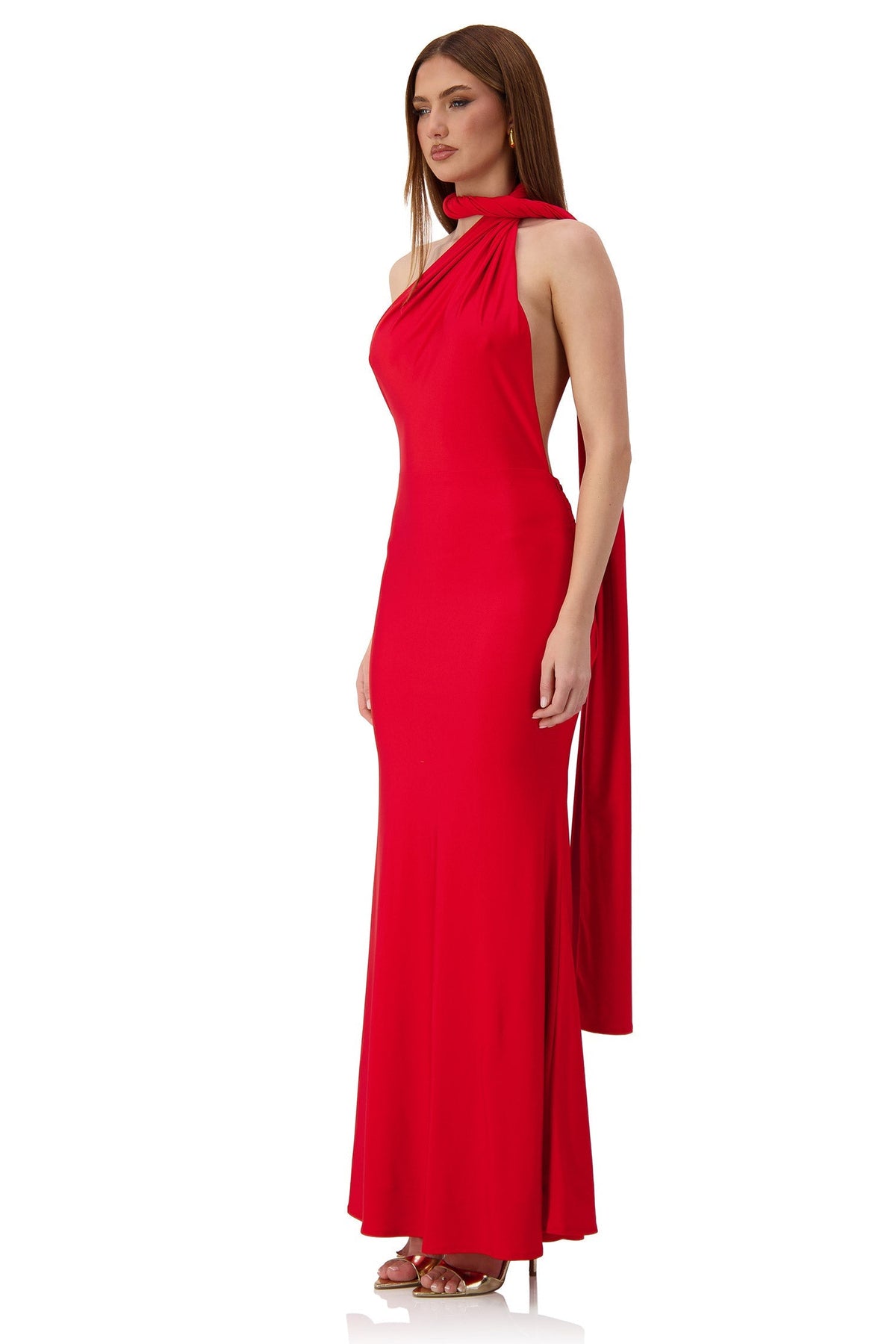 Alamour Made-To-Order MTO Maxi Dress Miley - Red Miley Red Gown | Afterpay | Klarna | Zip Pay