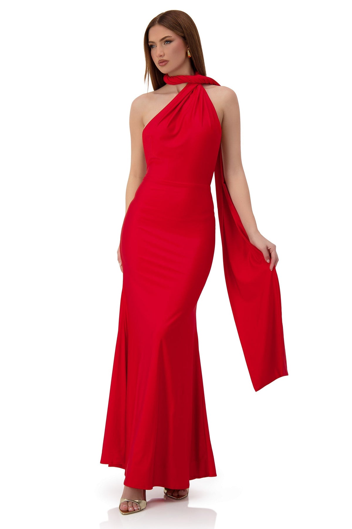 Alamour Made-To-Order MTO Maxi Dress Miley - Red Miley Red Gown | Afterpay | Klarna | Zip Pay