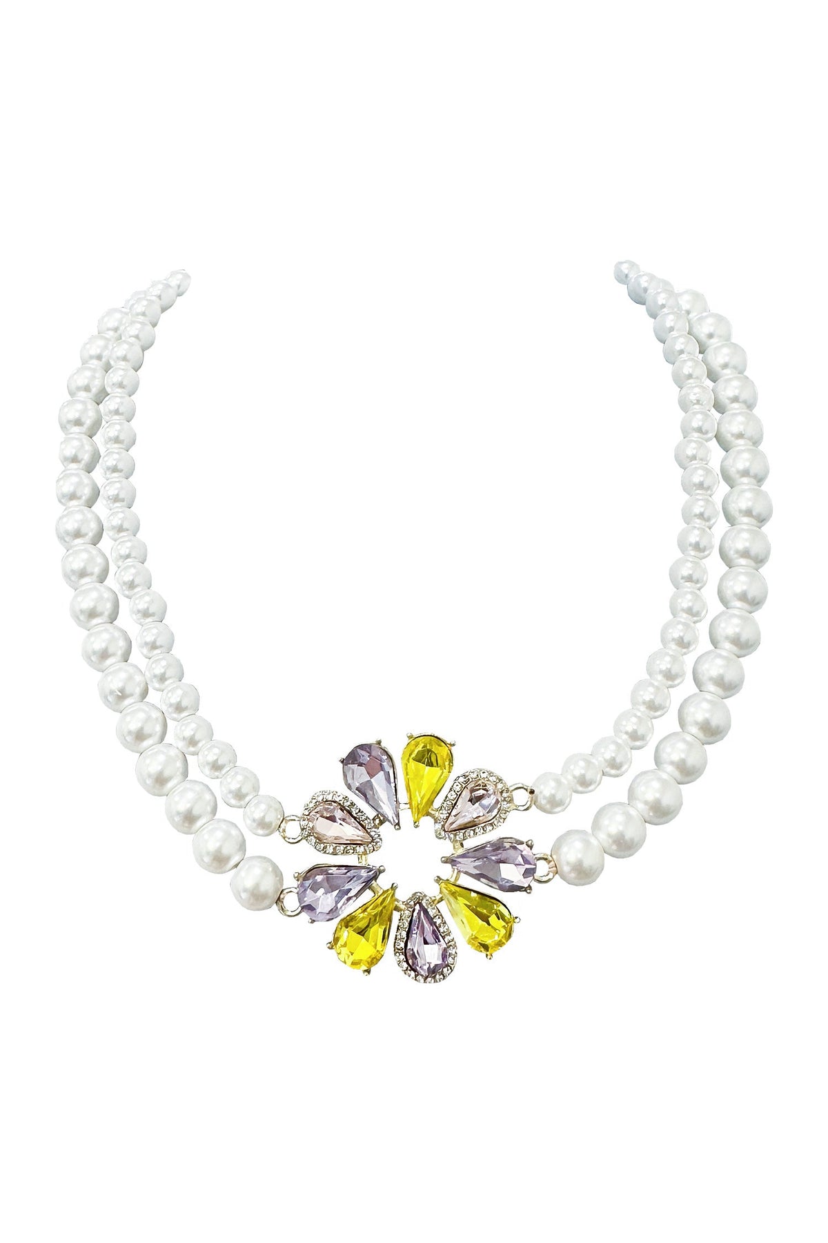 Alamour The Label Necklaces Bella Pearl Necklace Bella Double Pearl Chain Necklace | Afterpay | Laybuy | Klarna