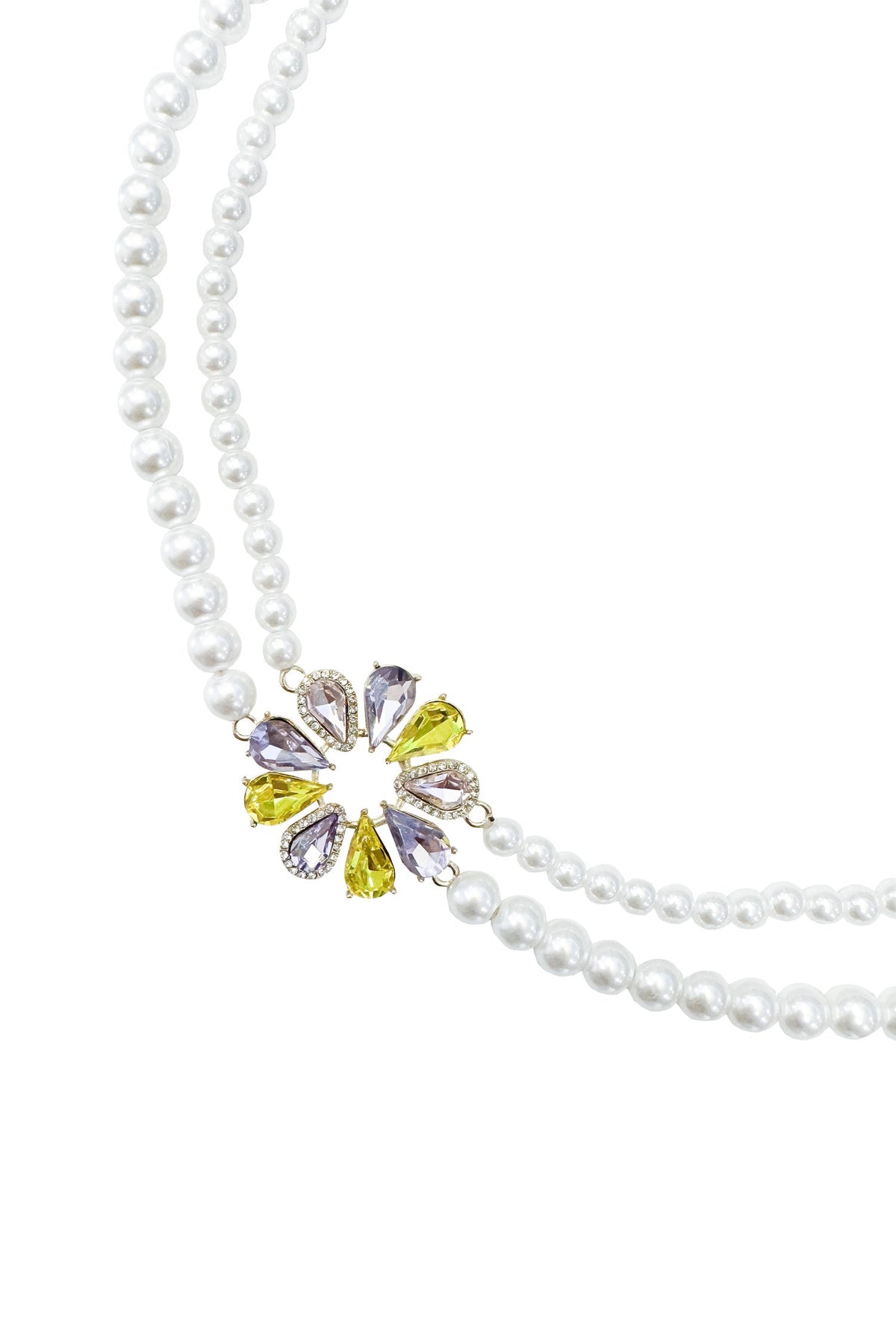 Alamour The Label Necklaces Bella Pearl Necklace Bella Double Pearl Chain Necklace | Afterpay | Laybuy | Klarna