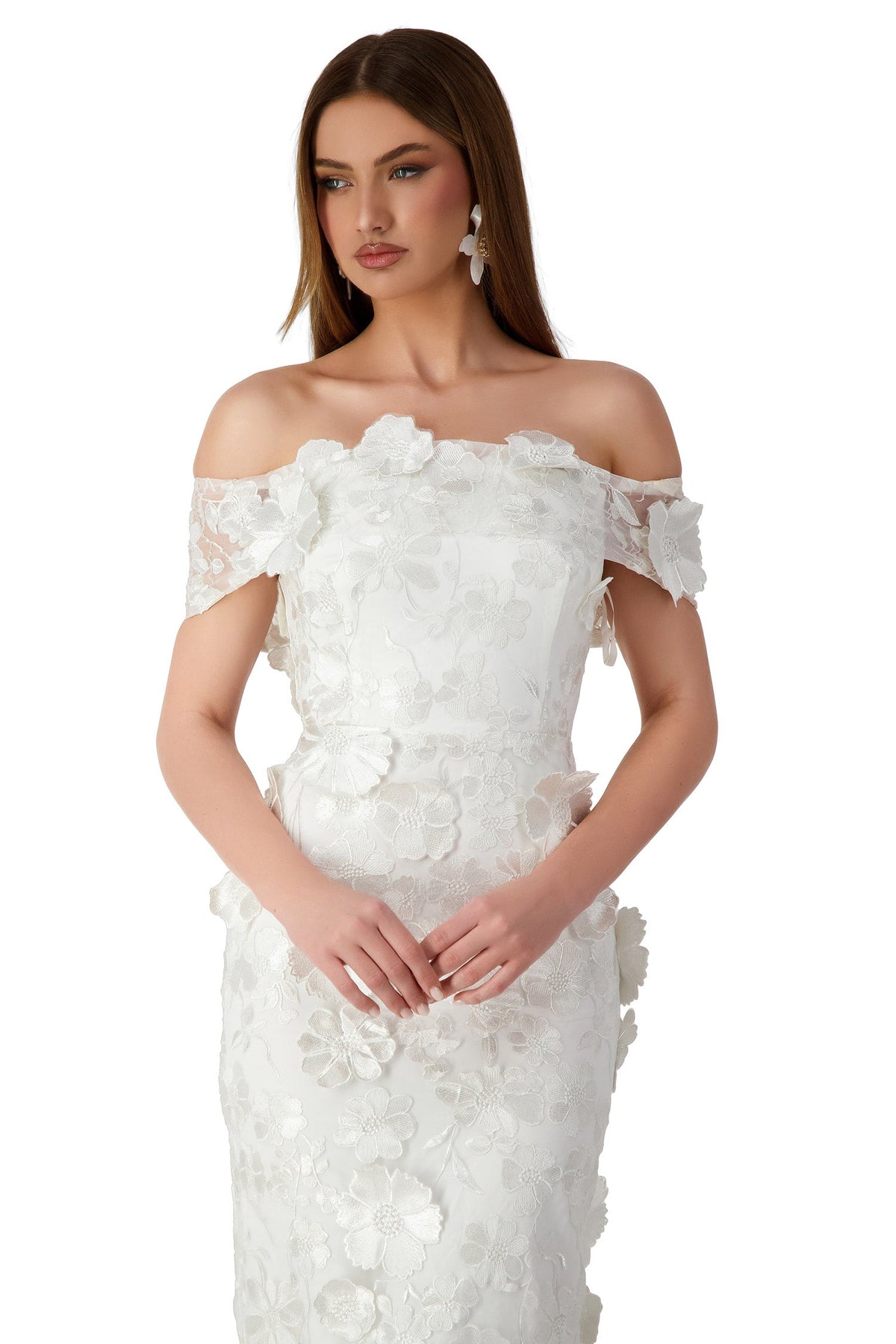 Alamour Made-To-Order MTO 3D Floral Vivien - Floral Vivien Floral Gown | Afterpay | Klarna | Zip Pay