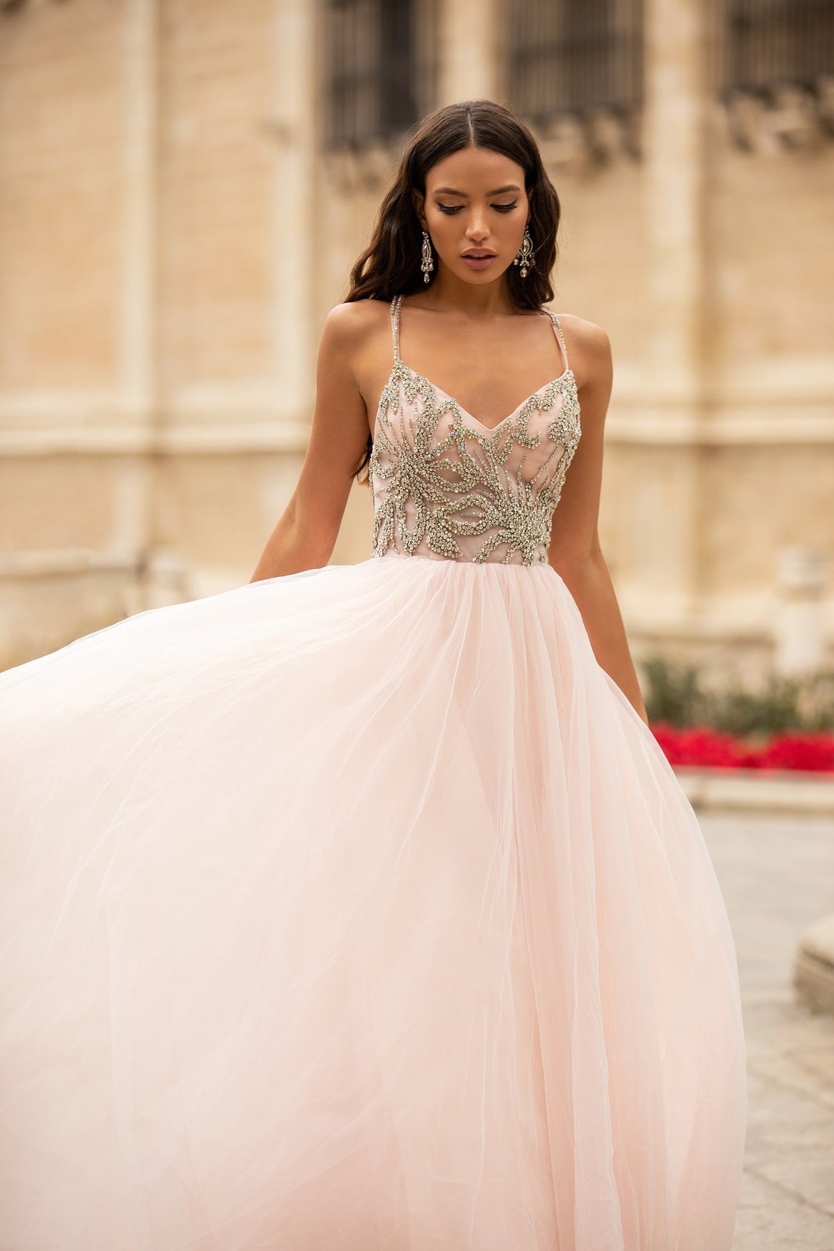 Pink Tulle Gowns